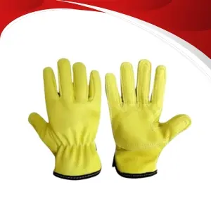 Guantes en vaqueta reforzados